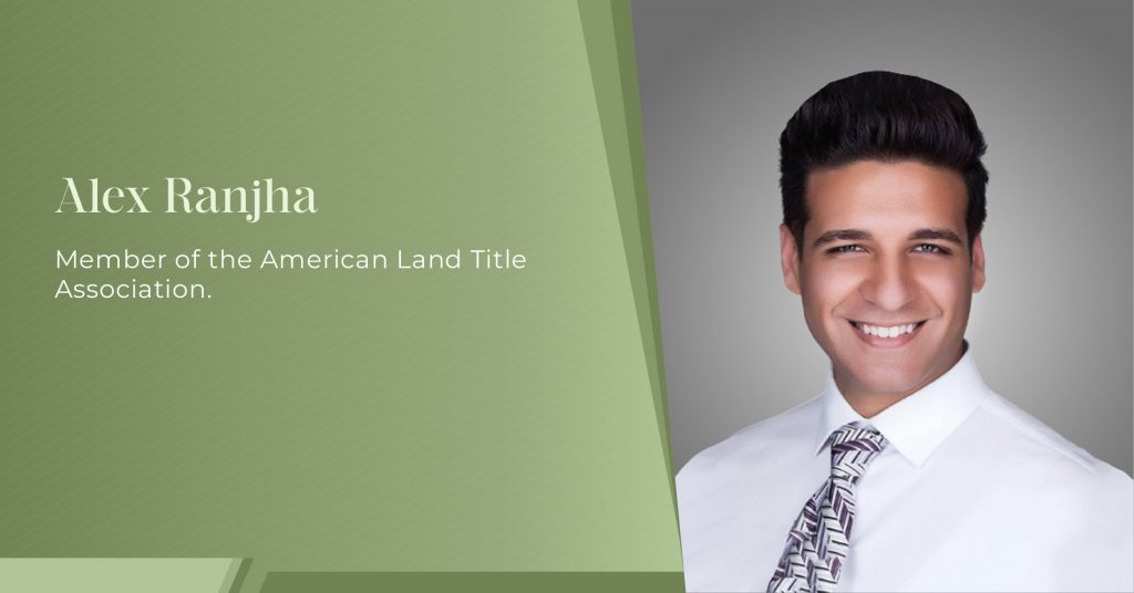 Alex Ranjha, real estate expert.